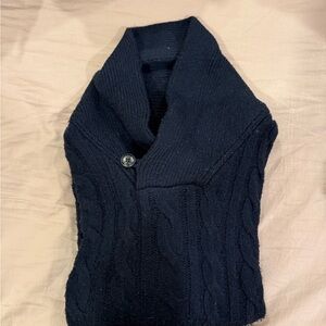 Abercrombie & Fitch Black Knit Sweater Vest